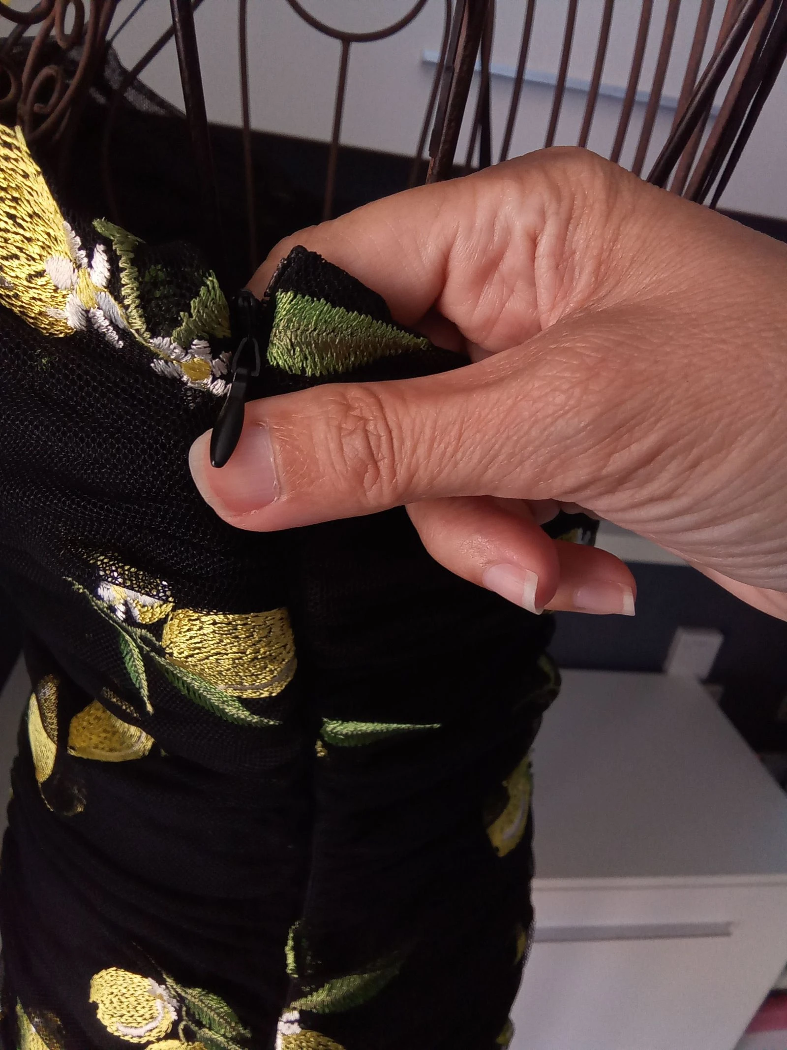 Zara summer dress embroidered with lemons – photo 11